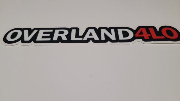 Overland 4lo 8" Sticker - Image 2