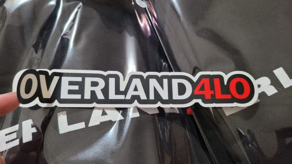 Overland 4lo 8" Sticker