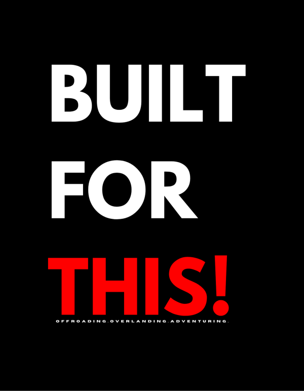 O4lo Built For This! -Black T-Shirt - Image 3